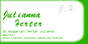 julianna herter business card